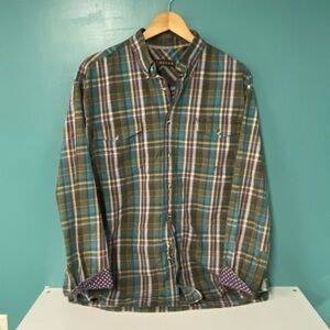 ROPER Long Sleeve Plaid Shirt Large